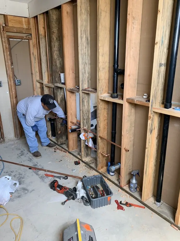 Commercial rough-in plumbing for Gas Line Repair in Chelsea Oaks